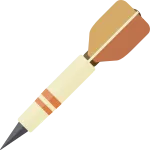 Darts Arrow SVG Icon